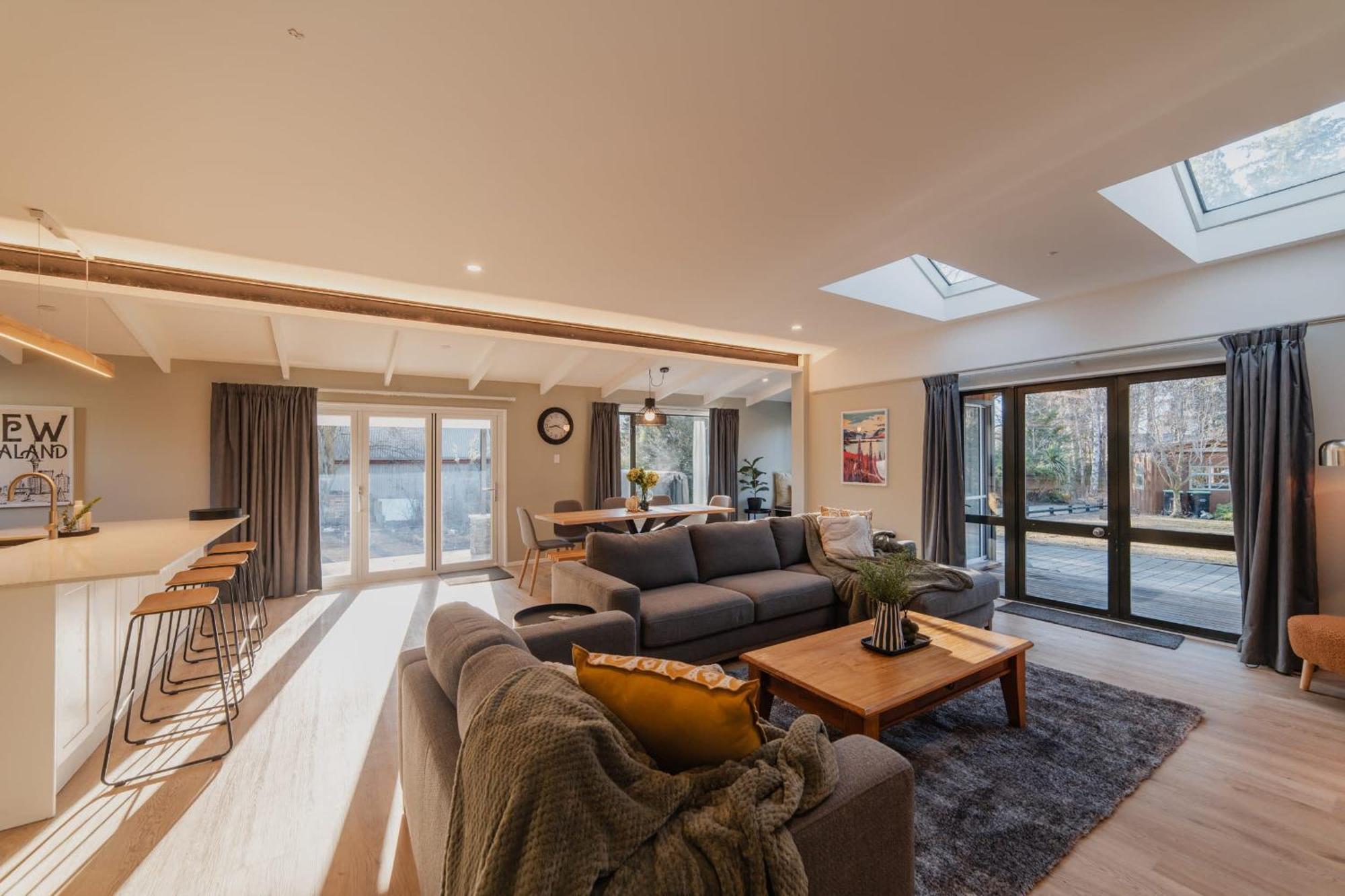 Galaxy 3Br Modern Home With Fireplace Outdoor Spa Lake Tekapo Eksteriør billede